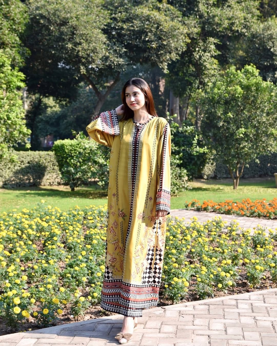 YELLOW BLUSH CO-ORD 2PC STITCHED FOR GIRLS