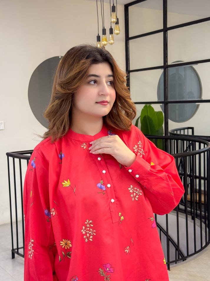 FLORAL BENZY (FARSHI) CO-ORD SET STITCHED