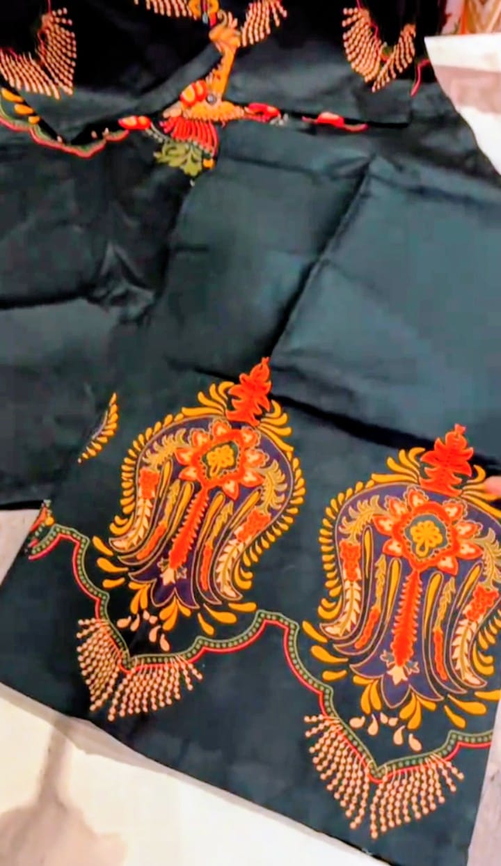ZAUQ 3PC SUIT  STITCHED FOR GIRLS