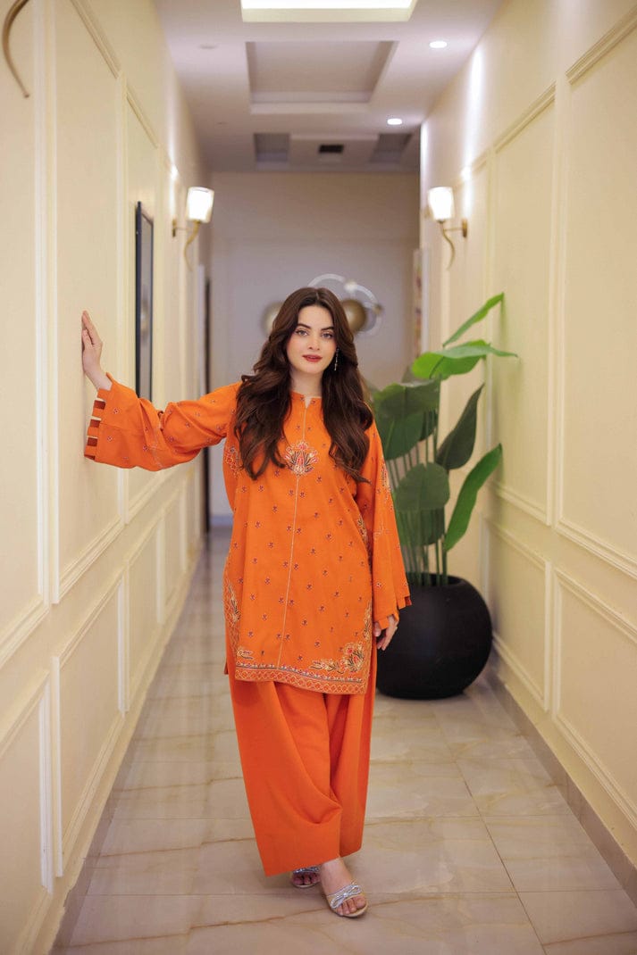 MISHELL FARSHI SHALWAR STITCHED FOR GIRLS